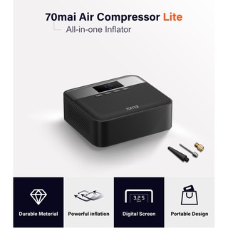 [ใช้ดี เติมลมไว] Xiaomi 70mai Air Pump เครื่องสูบปั๊มลมไฟฟ้า เติมลมยางแบบพกพา