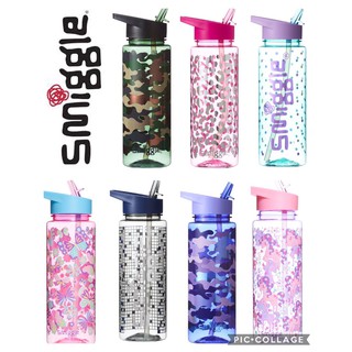 กระติกน้ำ Smiggle หลอดดูด ขนาด 750ml. Smiggle แท้ 100%