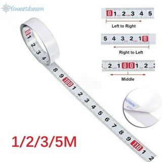 ▪SWTDRM- ~1-5M Self Adhesive Metric Miter Track Tape Measure Scale Ruler Woodworking Tools-【Sweetdream】