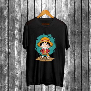 เสื้อยืดลายกราฟฟิก D16 Luffi One Piece สําหรับผู้ชาย