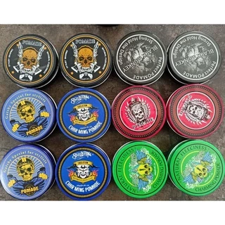 🇹🇭ส่งจากไทย🇹🇭💈Pomade​ รุ่นหัวกระโหลก 150g​ แบบ​ติด​แบรนด์​ กลิ่นหอมอ่อนๆ แต่งผมชายสไตล์​วิน​เท​จ​
