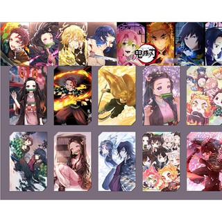 ONE PIECE 鬼滅の刃Kimetsu no Yaibaอุ demon slayerปกรณ์ บัตรเครดิต RABBIT CARD สติ๊กเกอร์