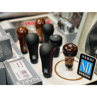 หัวเกียร์ NARDI ITALY แท้ ของใหม่ อิตาลี่ Shift Knob หัวเกีย นาดี้ Gear ของแท้ หนังแท้