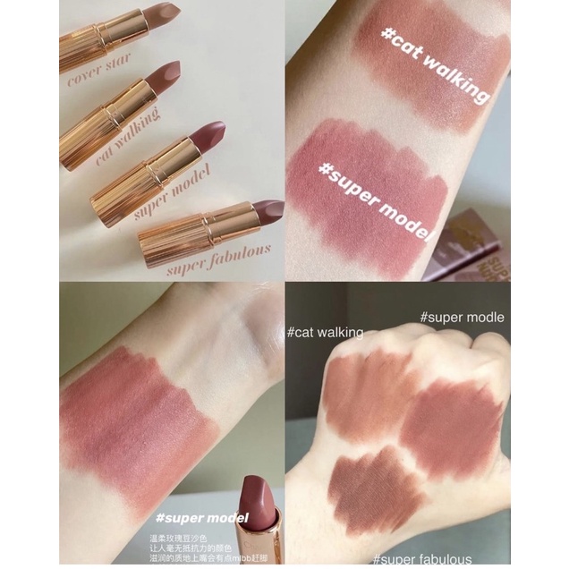 charlotte tilbury super nudes lipsticks