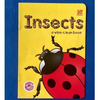 Pelangi/Insects/หนังสือคำศัพท์ภาษาอังกฤษ/หนังสือภาพสำหรับเด็กอนุบาล/หนังสือมือสอง