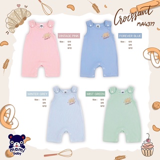 Mami Baby romper รอมเปอร์เด็กแขนกุด ผ้าร่อง 0m+, 3m+, 6m+