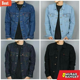 เสื้อแจ็กเก็ตยีน DENIM คุณภาพดี สําหรับผู้ชาย