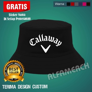หมวกบักเก็ต ลาย Callaway GOLF CALAWAY แบบเรียบง่าย สําหรับผู้ชาย และผู้หญิง
