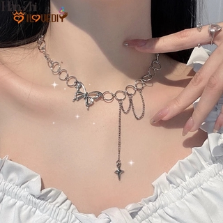 ( Women Personality จี้สร้อยคอรูปผีเสื้อสําหรับผู้หญิง