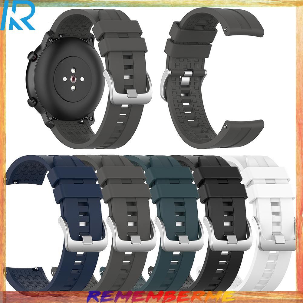 สายนาฬิกาข้อมือซิลิโคน 22 มมสําหรับ Amazfit Gtr 47 มม . #8