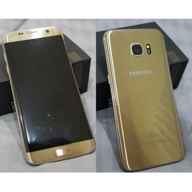 ขายถูก!! Samsung G935F Galaxy S7 Edge Gold Platinum (32GB) มือสองสภาพดี