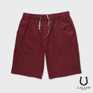 GALLOP : CASUAL SHORTS  กางเกงขาสั้นเอวยางยืด รุ่น GSP9002 / 4 สีคลาสสิก