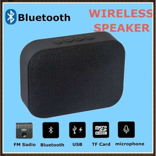 T3 fabric bluetooth speaker wireless mini card USB charging portable audio