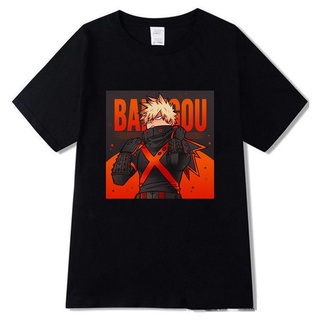 T-shirt  เสื้อยืด พิมพ์ลายการ์ตูนอนิเมะ My Hero Academia Boku No Hero Academia สําหรับเด็กนักเรียนS-5XL