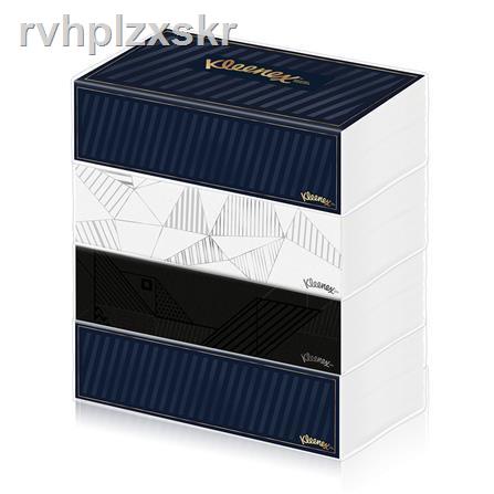 ✗♞ทิชชู่ กระดาษเช็ดหน้า KLEENEX BE U แพ็ค 4 กระดาษชำระ