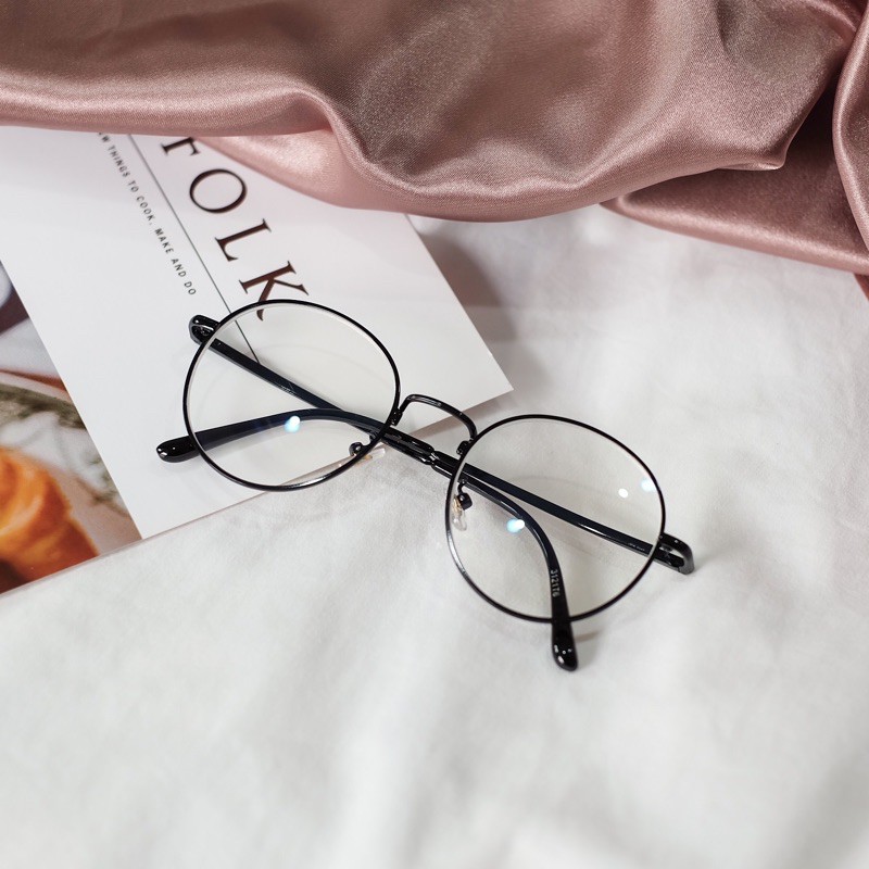 (Glasses Cafe’) แว่นสายตาสั้นสำเร็จรูป -0.50 ถึง -2.00 รุ่น 3121 แว่นหยดน้ำ แว่นเล่นคอม (3121)