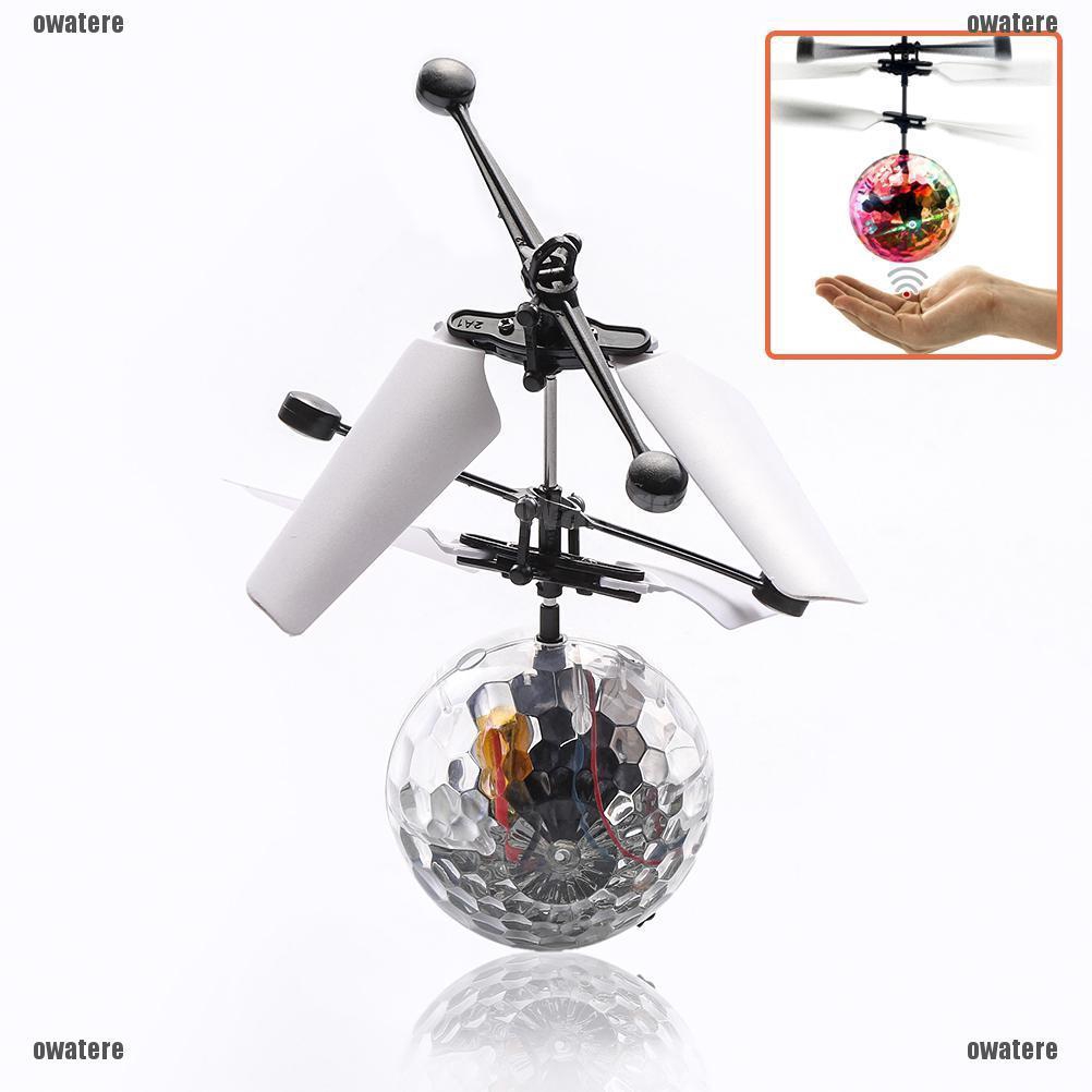Electric RC Flying Ball Infrared Induction Aircraft LED Flash Light Kids Toy Hot