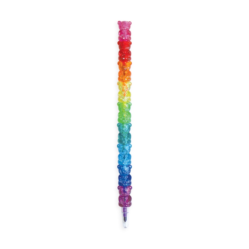 สีเทียนเด็ก ปลอดสารพิษ สายรุ้งรูป Gummy Bear มีครบ12 สีในแท่งเดียว! แบบ 1 แท่ง ooly นำเข้าจากอเมริกา พร้อมส่ง