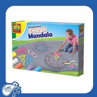 Playground chalks Mandala - สีชอล์คสำหรับเด็ก