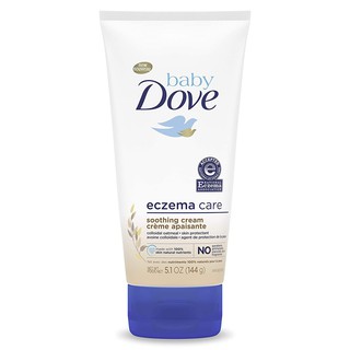 โลชั่นDove® Baby Eczema Care Soothing Cream 144 g โดฟ ครีมทาผิวกาย สำหรับเด็ก ผิวแห้งและคัน