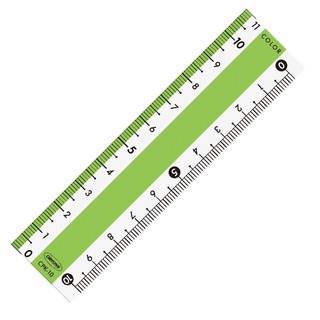 Color Ruler 15cm ไม้บรรทัด มีไฮไลท์ เน้นตัวหนังสือ นำเข้าจากญี่ปุ่น