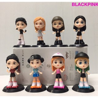 โมเดล ศิลปินเกาหลี Black Pink ชุด 8 ตัว ความสูง 8 cm (uyjj)