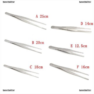 แหนบ ทำจากสแตนเลส สีเงิน ขนาด 12 - 25 ซม.