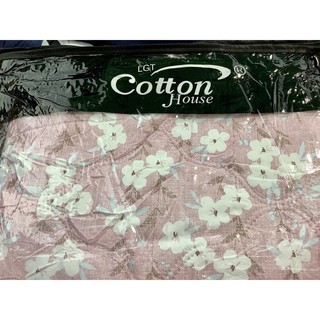 พร้อมส่ง ถูกที่สุด 📌ผ้าห่ม cotton house กว้าง 5 ฟุต ยาว6 ฟุต นุ่มสบายลายดอกไม้ 🌸💐🍀