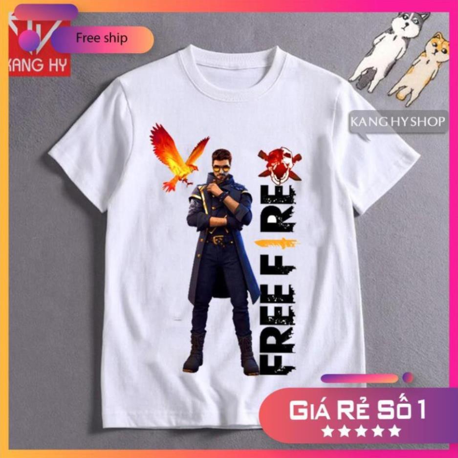 Free fire เสื้อยืดตัวอักษร ALOK ผ้าคอตตอน 4-Way F143 - ADT Store /คุณภาพได้
