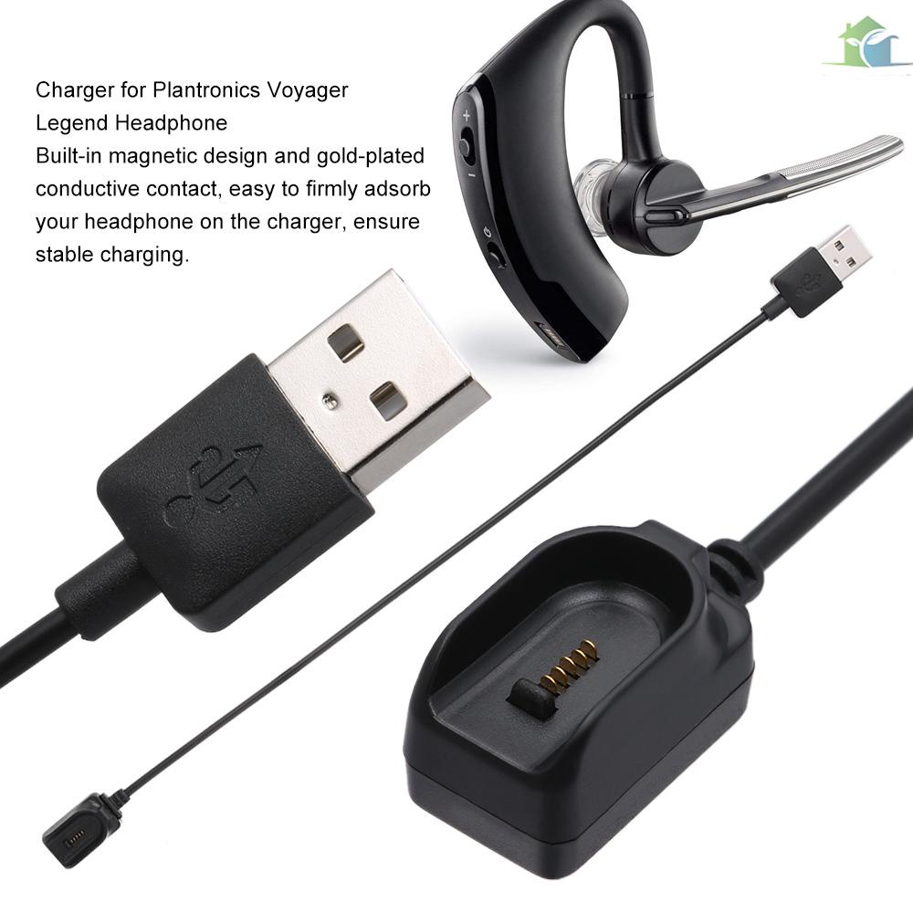 ราคาถูกที่สุด) สายชาร์จหูฟังอินเตอร์เฟส USB สําหรับ Plantronics Voyager Legend #8