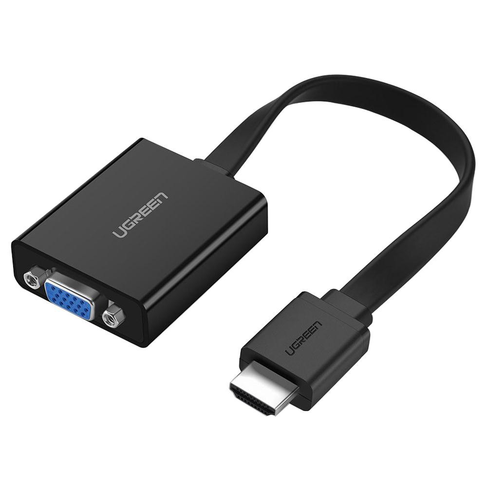 Ugreen HDMI to VGA Support 3.5MM Audio with Micro USB Port (40248)