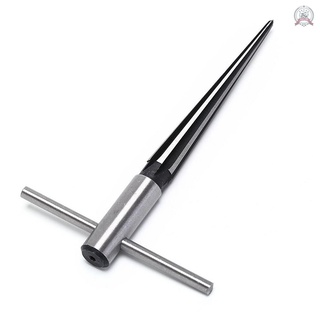 Bridge Pin Hole Reamer Tools T-Handle Tapered 6 Fluted Acoustic Guitar Woodworker Cutting Tool Core Drill Bit DIY Pickup