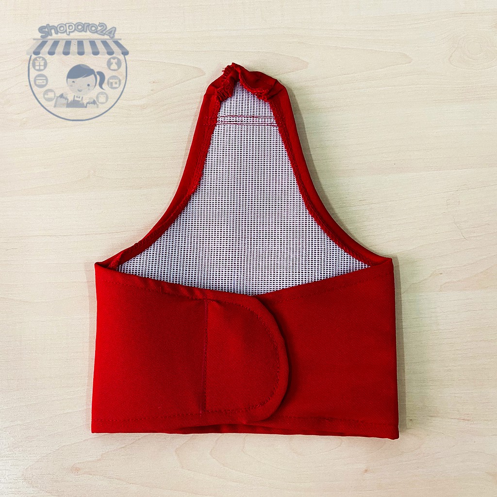 ปลอกแขน ส่วมแขน รปภ พื้นสีแดง ข้อความสีขาว - รูปที่ 4