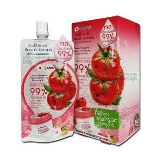 Smooto Tomato Bulgaria Yogurt Whitening Soothing Gel (ซอง)