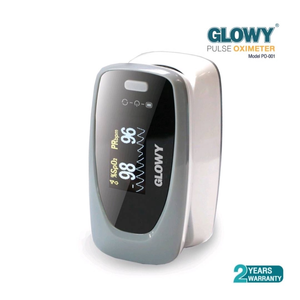 GLOWY Pulse Oximeter รุ่น PO-001 เครื่องตรวจวัดระดับออกซิเจนในเลือด