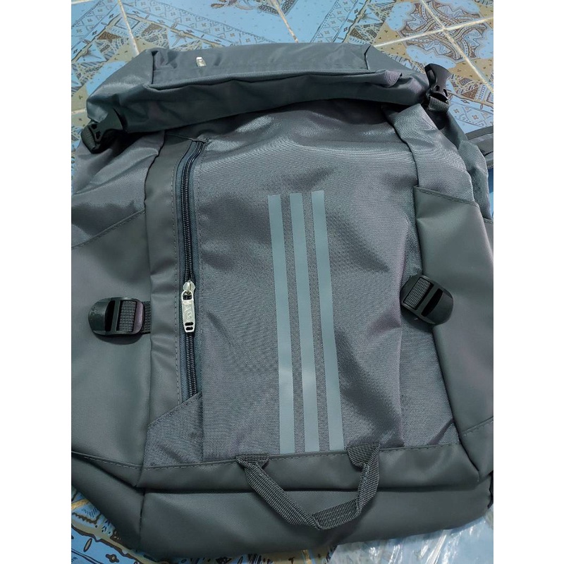 Adidas กระเป๋าเป้สะพายหลังขนาดใหญ่สำหรับผู้หญิงและผู้ชาย Casual Sport Bag Trip Bag - รูปที่ 3