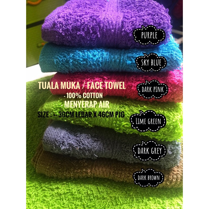 Tuala Muka Cotton / Face Towel / Doorgift Towel
