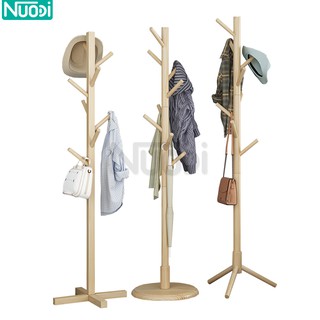 Nuodi ราวไม้ ราวแขวนเสื้อผ้าอเนกประสงค์ ราวแขวน ราวสามขา แขว…