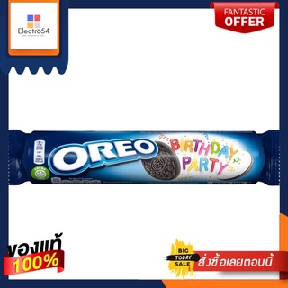 (Best before- 31/07/2022) Oreo Birthday Party Sandwhich Biscuit 154g โอรีโอ เบิดร์เดย์ ปาร์ตี้ บิสกิตแซนวิช 154g