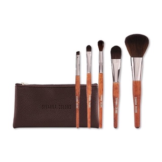 Sivanna 5-Piece Brush Set #BR1708 : ซิวานน่า ชุด เซต แปรงแต่งหน้า 5 ชิ้น x 1 ชิ้น @beautybakery