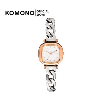 KOMONO Watch Moneypenny Revolt  Rose Gold Silver Mix นาฬิกาผู้หญิง ไซส์เล็ก ทูโทน