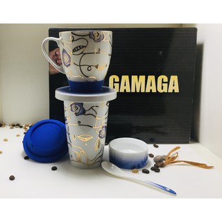 GAMAGA ชุดดริปกาแฟ พร้อมแก้วขนาด 18 Oz. เซรามิค