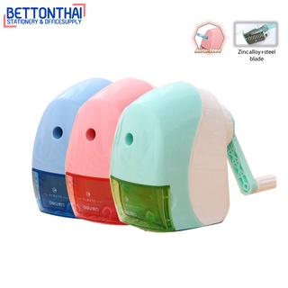 Deli 0519N Pencil sharpener กบเหลาดินสอสีพาสเทลสุดน่ารัก พกพาสะดวก เครื่องเหลาดินสอ ที่เหลาดินสอ กบ กบเหลา office school