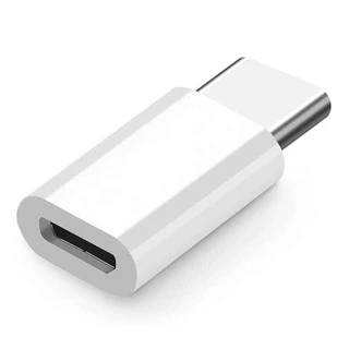 หัวแปลงจาก Micro USB เป็น Type C (มีสีขาวและดำ)