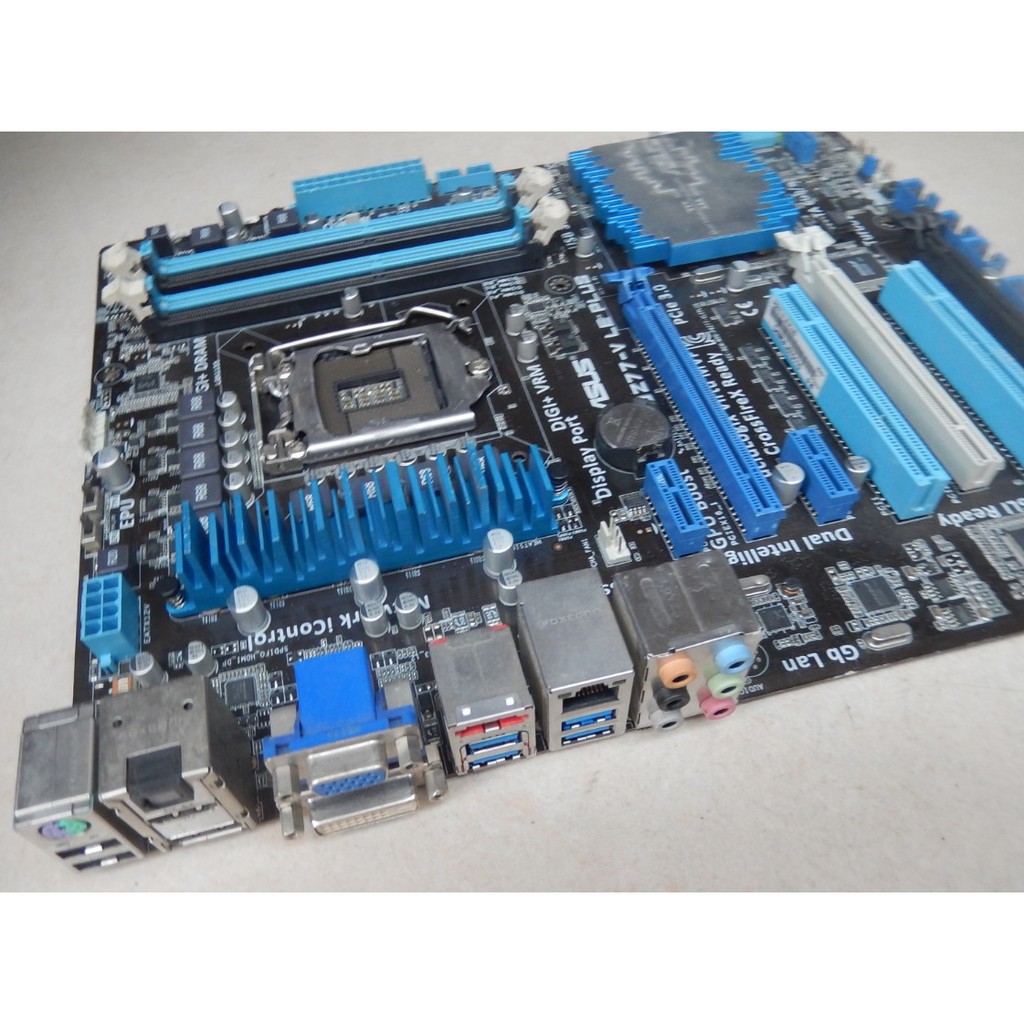 Used Asus P8z77 V Le Plus Motherboard Lga 1155 Z77 Overclocking Hdmi Dvi Vga Dp Atx Native Usb3 0 Sata3 Supports I7 I5 I3 ลดเหล อ 2 480