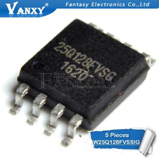 5PCS W25Q128FVSG SOP8 25Q128FVSG SOP 25Q128 W25Q128FVSSIG W25Q128 SMD new and original IC