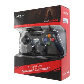 OKER U-306 Xbox 360 Gamepad Controller (จอยเกมมิ่ง) (สำหรับ PC/Xbox)