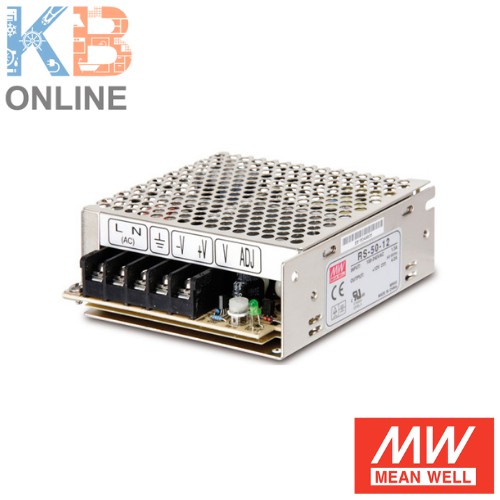สวิตซ์ชิ่ง LRS-50-12 50W Power Supply Single 12Vdc 4.2A Switching