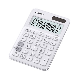 เครื่องคิดเลข Casio MS-20UC-WE สีขาว