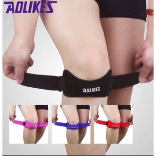 AOLIKES SHOCK ABSORPTION สายรัดหัวเข่า แก้ปวดกันเจ็บขณะออกกำลังกาย เนื้อผ้านุ่มมาก จากห้างหรู